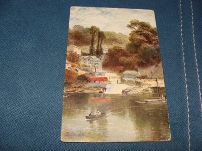 JEZIORO STARA POCZTÓWKA 1934 r VI KOM. POLICJI