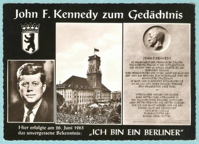 John F. Kennedy - wizyta w Berlinie 25 Juni 1963