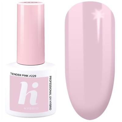 HI HYBRID LAKIER HYBRYDOWY 229 TENDER PINK 5ml