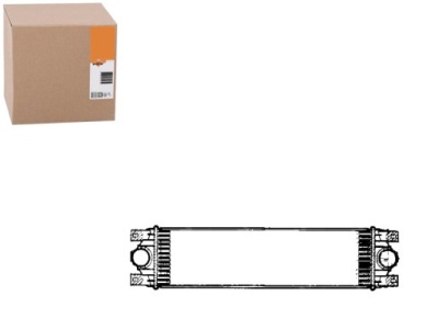 Nrf30877 интеркулер renault master dci 01- фото №1