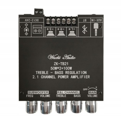 AMPLIFIER 2.1 CHANNEL AUDIO POWER 100W  