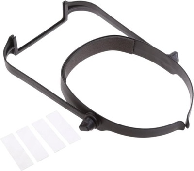 Regulowany uchwyt lupa czołowa z 4 soczewkami lupa okularowa lupa na
