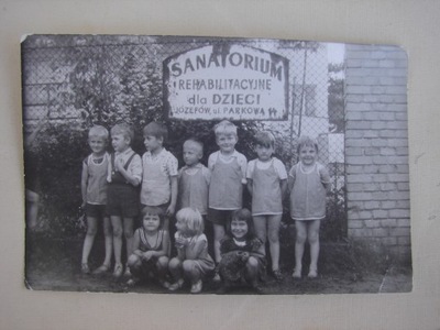 Józefów , Sanatorium rehabilitacyjne dla dzeci - stare zdjęcie