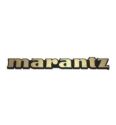 Naklejka Emblemat MARANTZ złota 64x8mm