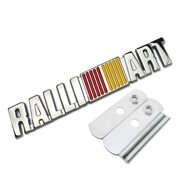 ACCESORIOS DEKORACJI REJILLA DE RADIADOR EMBLEMA INSIGNIA MITSUBISHI RALLIART 12.3*2.3CM  