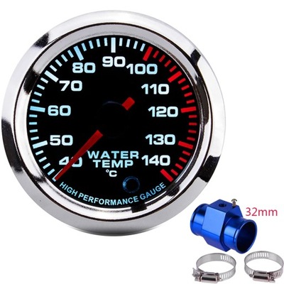 40~140 CELSIUS 52MM RACING GAUGE WATER TEMPERATURE GAUGE НАБОР CAR WIT~77007