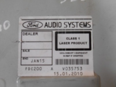 Ford mondeo радио fc 200 фото №1