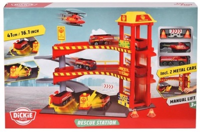 Garaż SOS Stacja ratownicza Straż Pożarna 2 Pojazdy Remiza Dickie