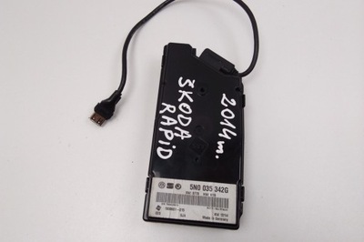 Додаткові з'єднувач мультимедіа aux/usb skoda rapid spaceback nh1 фото №1