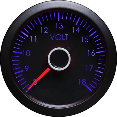 INDICADOR VOLTÍMETRO VW LOOK AUTO GAUGE NUEVO  