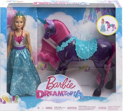 BARBIE FPL89 DREAMTOPIA LALKA JEDNOROŻEC MATTEL