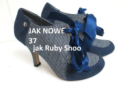 Vintage buty na obcasie jak Ruby Shoo 37 vintage retro jak NOWE