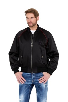 DOLCE & GABBANA Czarna kurtka Bomber 48