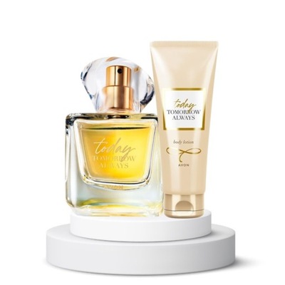 Avon TTA Today Zestaw [Perfumy 50ml + Balsam]