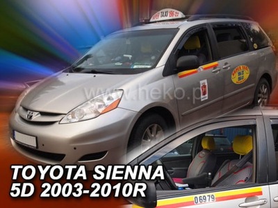 DEFLECTORES HEKO TOYOTA SIENNA II 2003-2010 2 PIEZAS  