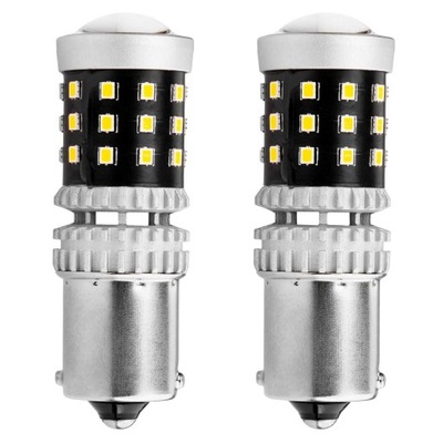 Żarówki LED CANBUS 2016 39SMD 1156 BA15S P21W R10W R5W White 12V 24V AMIO-0