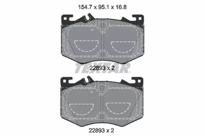 ZAPATAS DE FRENADO DB P. C118- X118- X247- W177 2.0 4- MATIC 18-  