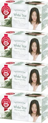 Teekanne white tea herbata biała 80 Torebek