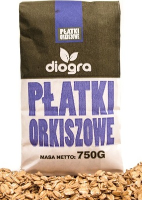 Płatki orkiszowe 750 g Diogra