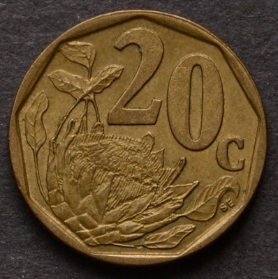 Republika Południowej Afryki - 20 centów 1996