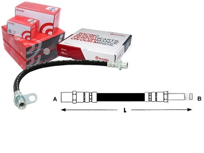 Шланг тормозной elast. seat arosa cordoba cordob фото №1