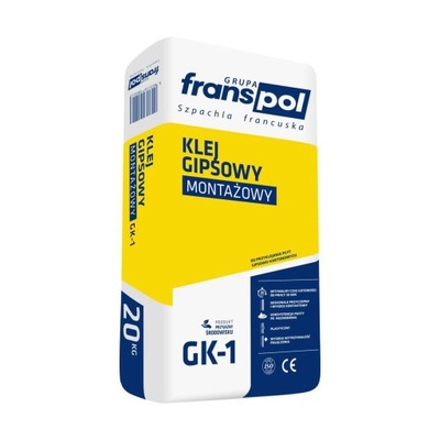 Klej gipsowy Franspol GK-1 20 kg (723)