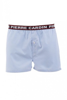 Pierre Cardin K2 błękitna krata Szorty męskie XL
