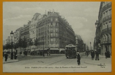 198498, Paryż, Rue de Rennes, tramwaj