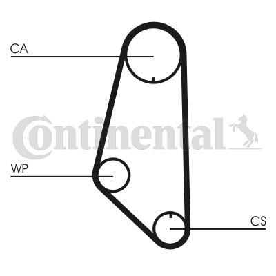 CORREA DISTRIBUCIÓN CT732  