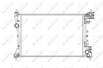 NRF 53834 CHLODNICA, SISTEMA DE REFRIGERACIÓN DEL MOTOR  