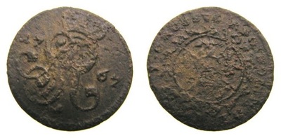 8131. POLSKA, SAP 1 GROSZ 1767