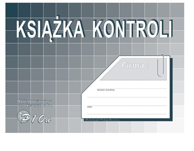 Druk Książka KONTROLI A5 P10u Michalczyk