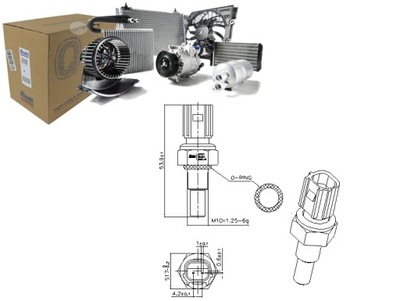 SENSOR TEMPERATURA DE LÍQUIDO REFRIGERACIÓN ACURA MDX RDX TLX HONDA ACCORD  