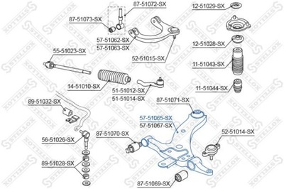 РЫЧАГ HYUNDAI XG 98-05 LP