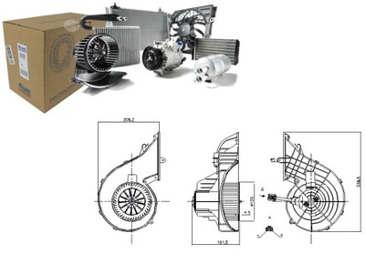 VENTILADOR SOPLADORES 24V RVI T VOLVO FH FH II FH16 FH16 II 01.03-  