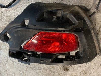 Отражатель бампера задняя + кронштейн левый комплект dacia sandero ii lift фото №1