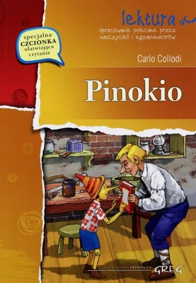 PINOKIO lektura z opracowaniem Carlo Collodi GREG