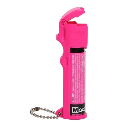 Gaz pieprzowy brelok Mace KeyGuard HardCase Neon Pink strumień 12 ml