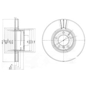 DISKAI STABDŽIŲ DELPHI BG9005 