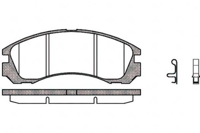 ROADHOUSE ZAPATAS DE FRENADO CITROEN C-CROSSER 2.4 1  