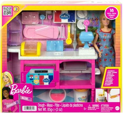 BARBIE HJY19 Zestaw ciastkarnia z ciastoliną