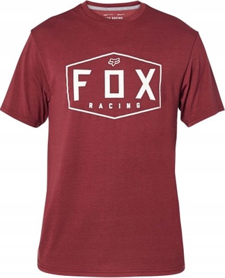 Koszulka t-shirt FOX Crest Tech Cranberry r. M