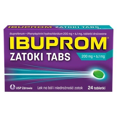 IBUPROM Zatoki Tabs, 24 tabletki