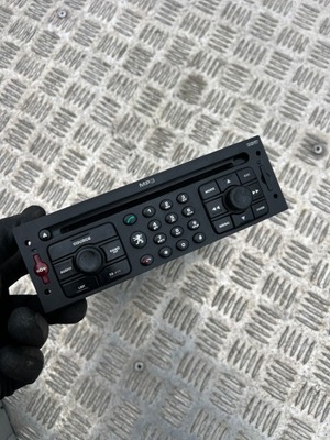 Peugeot 307 lift радіо cd mp3 навігація 96632917xt rt3 фото №1