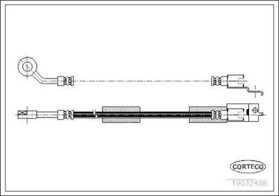 CABLE DE FRENADO FLEXIBLES JEEP  