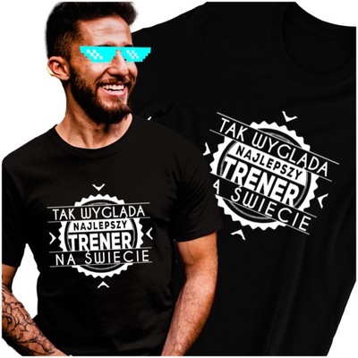 Tshirt TRENING NAJLEPSZY TRENER dla TRENERA M
