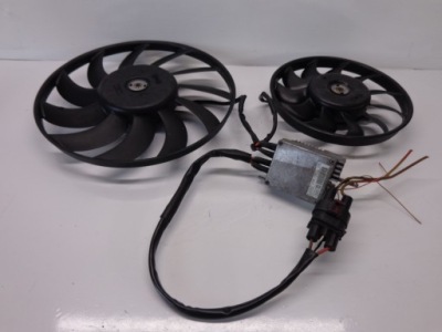 Audi a6 c6 2.0 tdi модуль вентилятор вентиляторы радиатора 4f0959501c фото №1