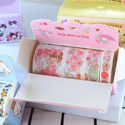 New Cartoon Sanrio DIY Washi Tape Cute Kuromi My Melody Pompompurin