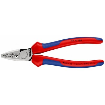 Szczypce do Zaciskania Tulejek KNIPEX 97 72 180