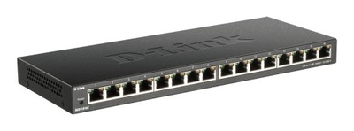 D-Link DGS-1016S łącza sieciowe Nie zarządzany Gigabit Ethernet (10/100/100